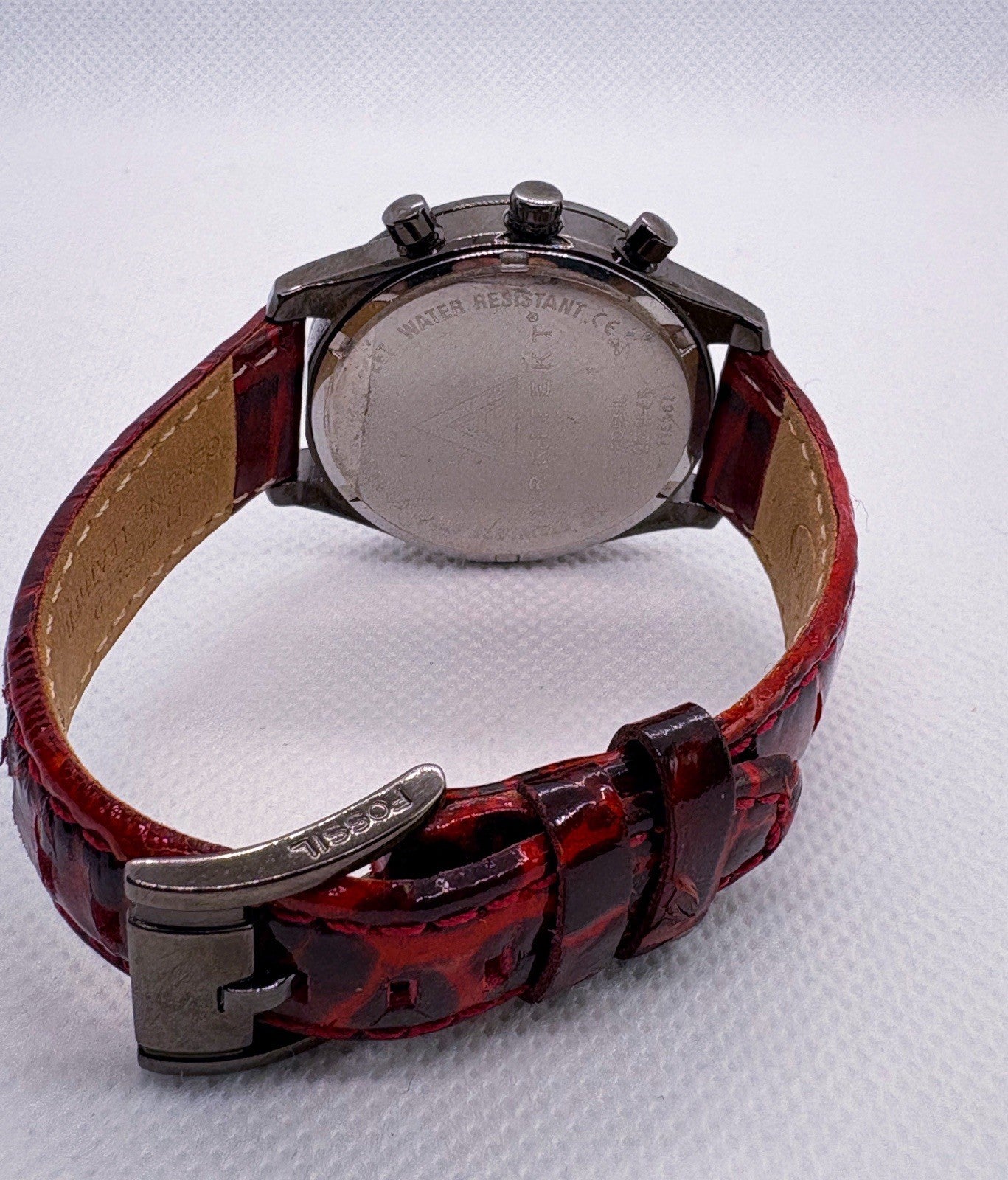Fossil Arkitekt Women’s Chronograph Watch 36mm MOP Dial With Date ES-1649