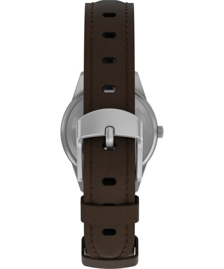 Timex Women's Expedition Metal Field Mini 26mm Watch Fabric Leather Strap T41181
