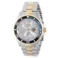 Invicta Men's Watch Pro Diver Quartz Silver Dial Two Tone Steel Bracelet 44709