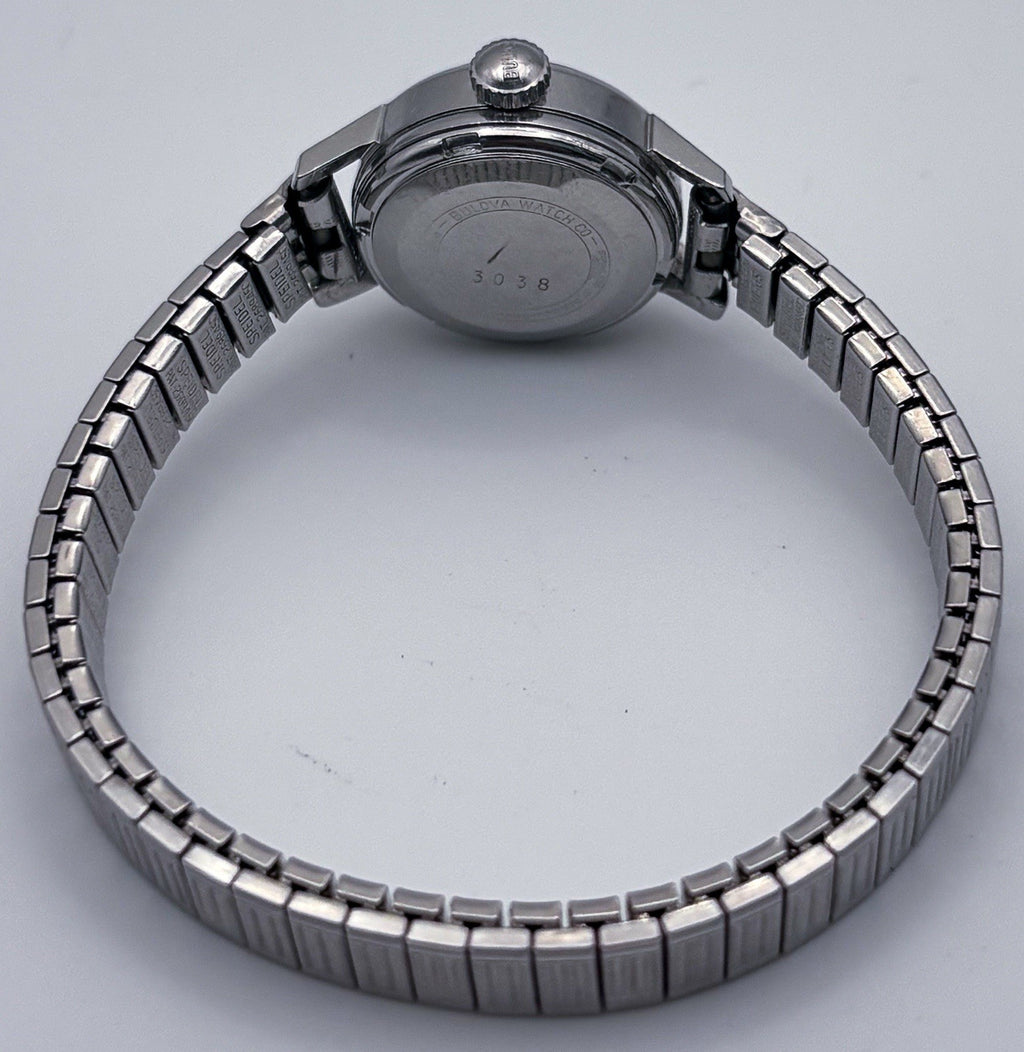 Vintage Bulova 1965 Automatic Ladies Watch M5 6CMAC 17J Stainless Steel Runs