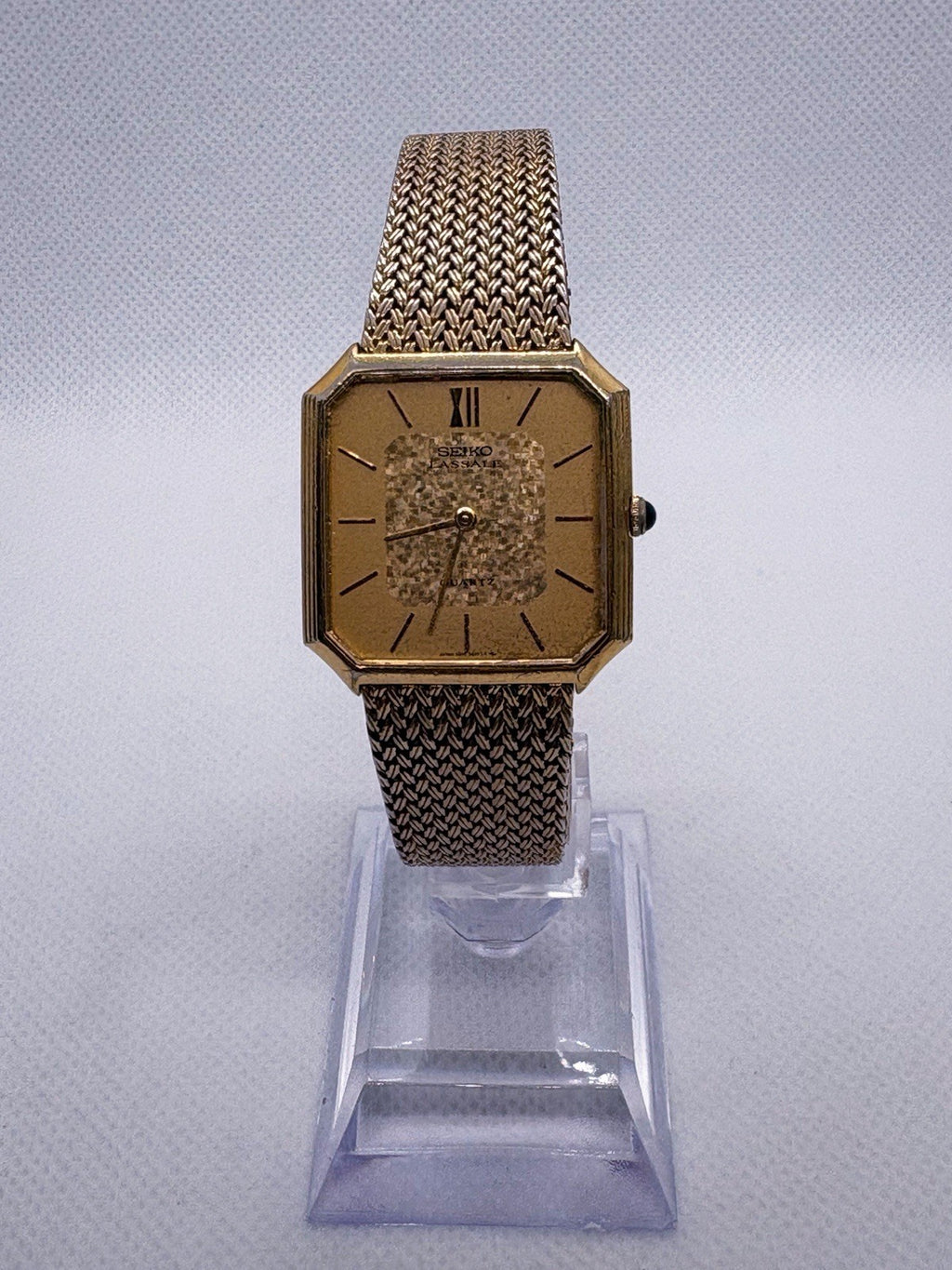 Vintage 1981 Seiko Lassale 5930-5209 Octagon Men's Dress Watch - New Battery