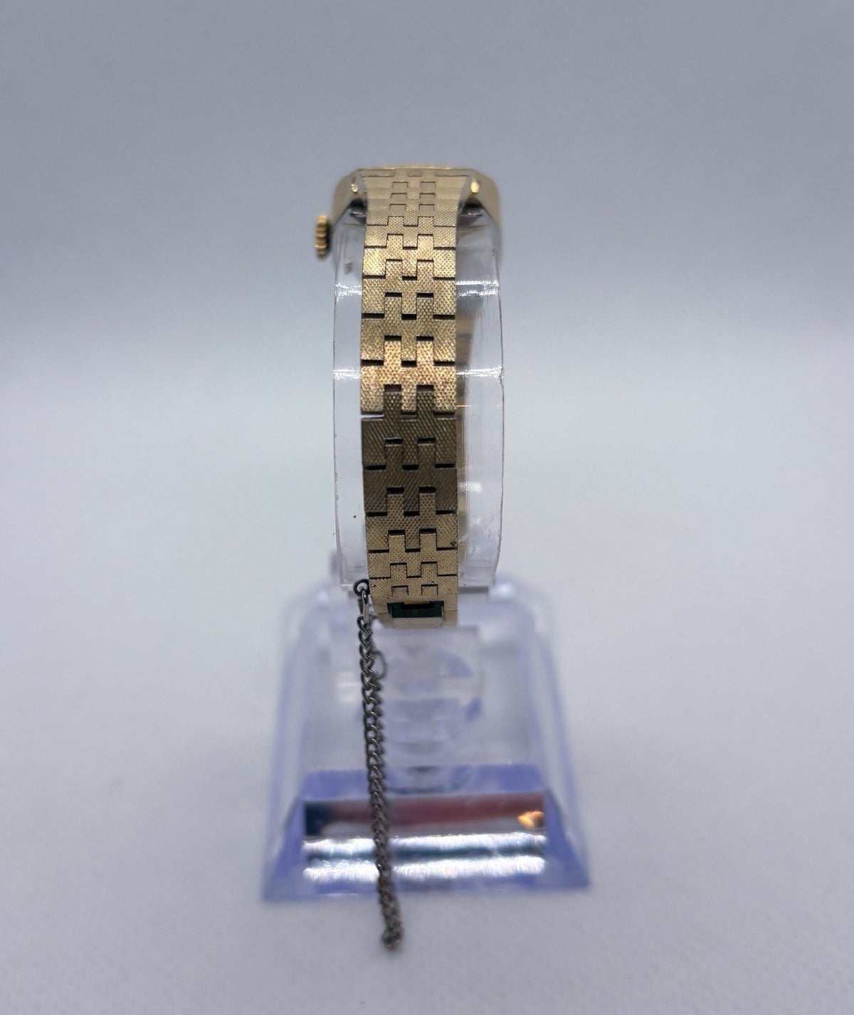 Vintage 1976 Seiko 11-3949 Ladies Mechanical Watch Bark Texture Vignette RUNNING