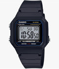 Casio W-217H-1A Men's Digital Quartz Watch NEW 41mm Case Black Resin Strap
