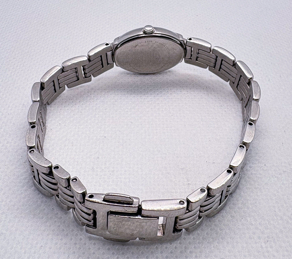 Citizen Eco-Drive Ladies Watch Stainless Steel Black Oval Dial B023-S019117