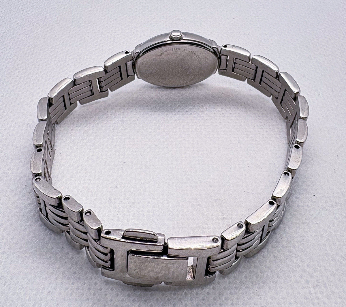 Citizen Eco-Drive Ladies Watch Stainless Steel Black Oval Dial B023-S019117