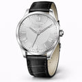 Invicta Celestial 43mm 50462 Silver Dial Stainless Steel Black Leather Band