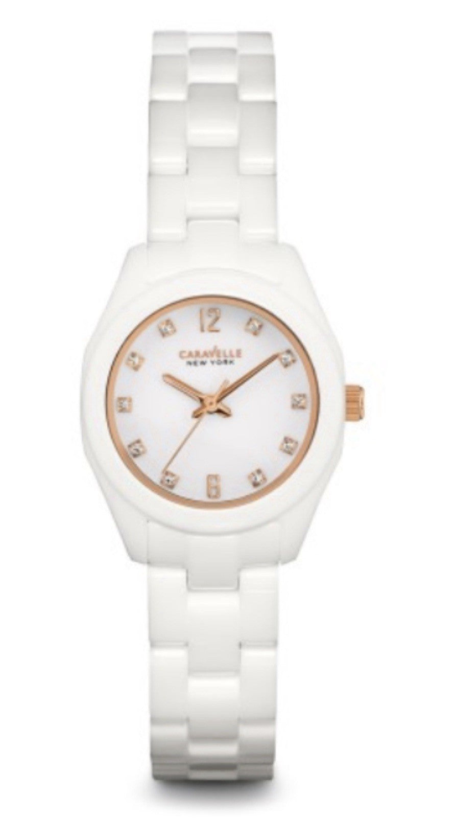 Caravelle by Bulova Women's White Dial Quartz Watch 45L159