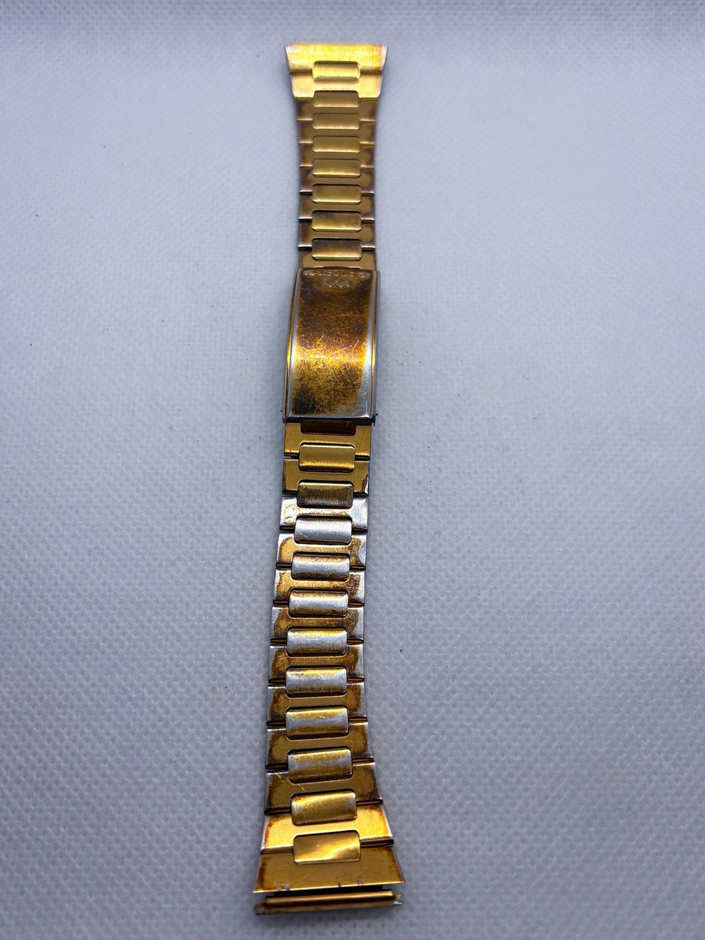 VTG 1980 Seiko SQ Alarm Quartz 7223-6019 Gold Tone Watch Original Bracelet Incl.