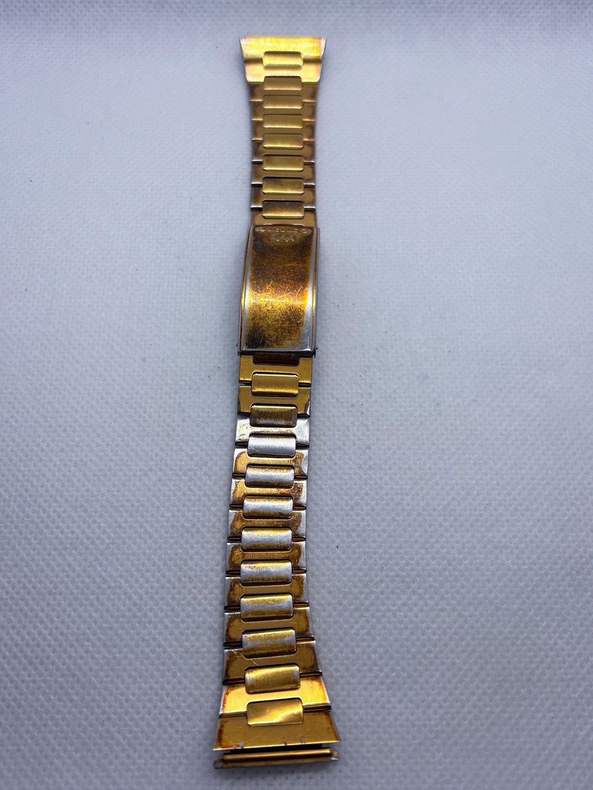 VTG 1980 Seiko SQ Alarm Quartz 7223-6019 Gold Tone Watch Original Bracelet Incl.