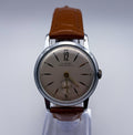 Vintage V-Mac Mechanical Manual Wind Sub-Second Germany Mens Watch Runs