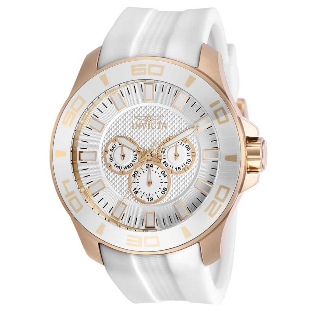 Invicta Men's Pro Diver Impact 50mm Quartz Chrono Watch 30111 Rose Gold Case