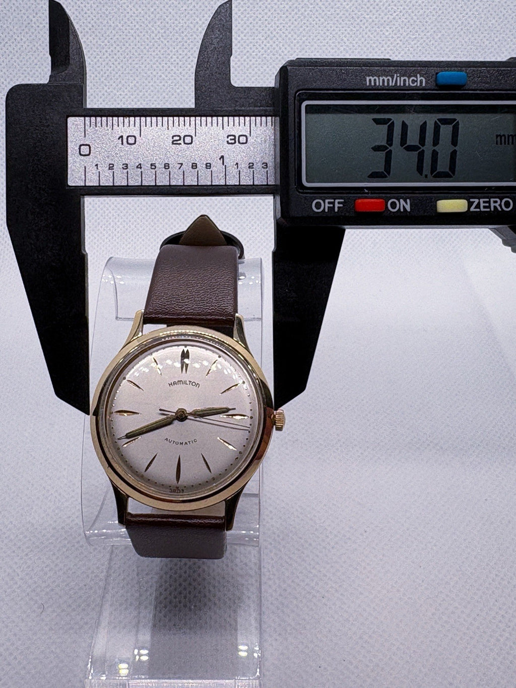 Vintage Hamilton Thin-O-Matic Cal 666 Micro Rotor Automatic Watch 10K GF Bezel