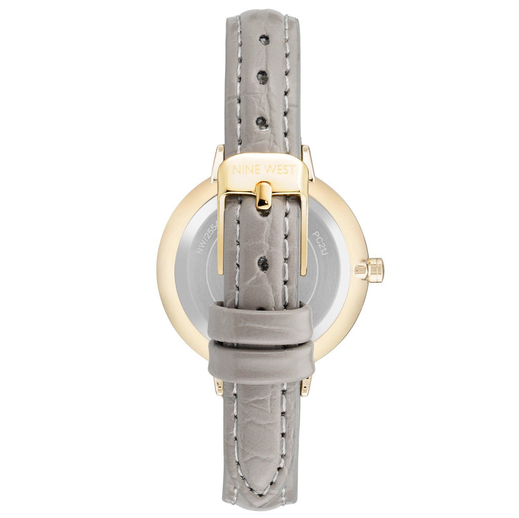 Nine West Women's NW/2554GYGY Analog Watch