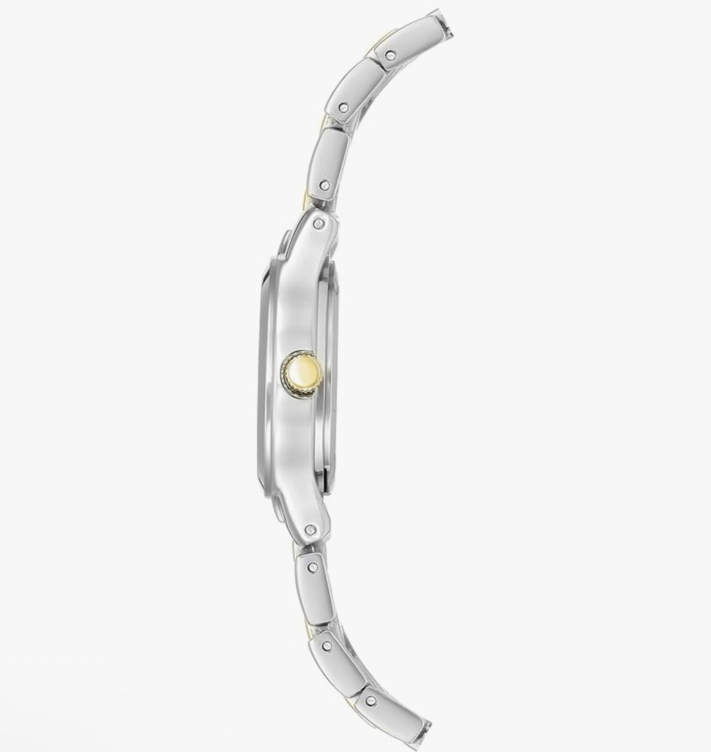 Anne Klein Quartz Ladie's Watch 28mm Silver Dial Two Tone Bracelet 10/5491SVTT