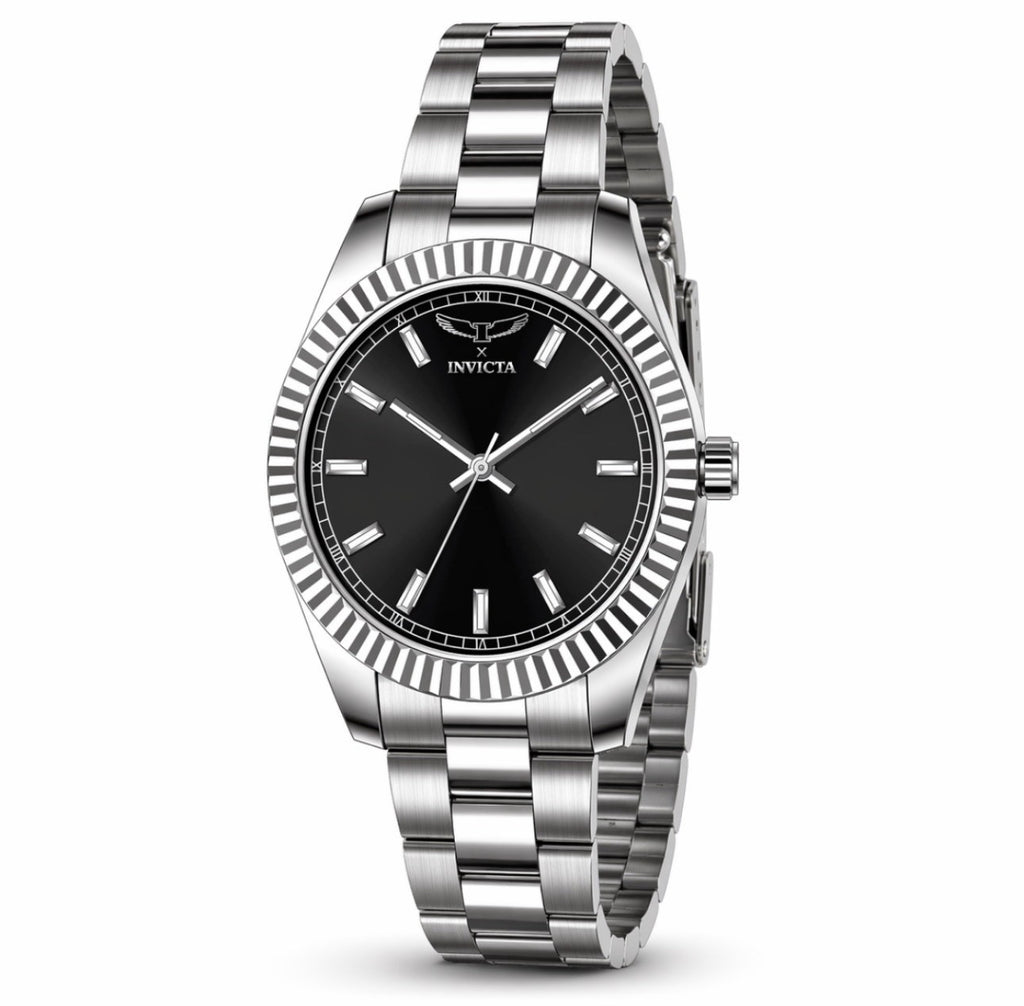 Invicta Specialty I Men’s Watch Black Dial Stainless Steel Bracelet 40mm 69014