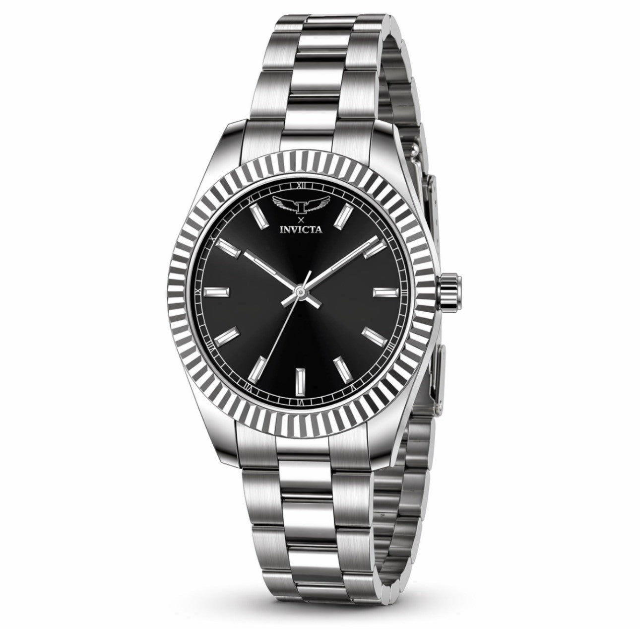Invicta Specialty I Men’s Watch Black Dial Stainless Steel Bracelet 40mm 69014