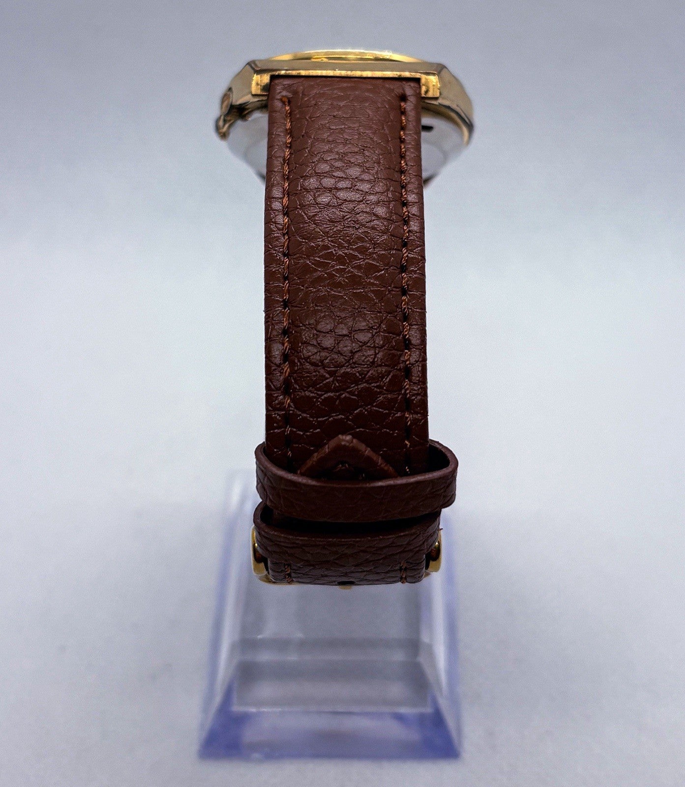 VTG 1980 Seiko SQ Alarm Quartz 7223-6019 Gold Tone Watch Original Bracelet Incl.