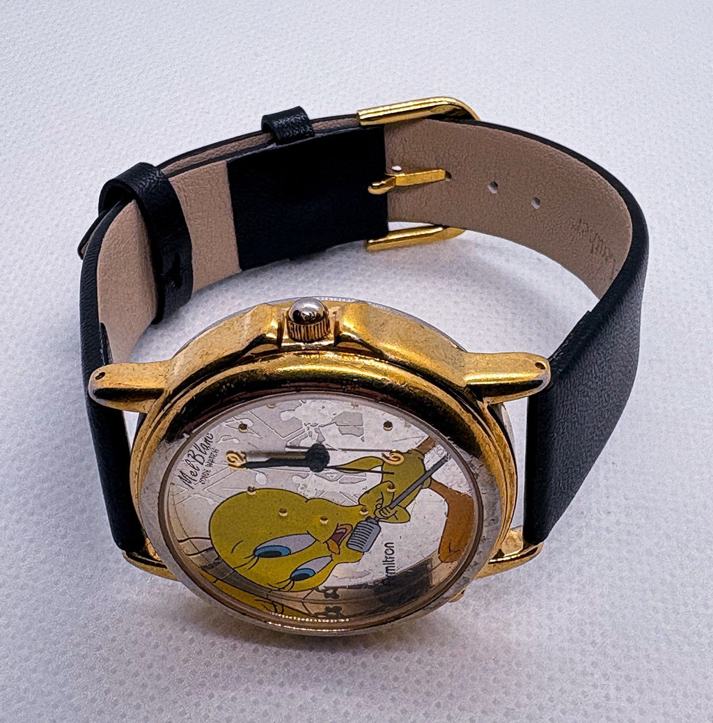 Vtg 1993 Armitron Looney Tunes Tweety Bird Mel Blanc Voice Watch Fully Working