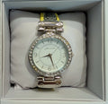 Jules & James Diamond Simulant Accented Snake Print Yellow Band JJ1218 NIB