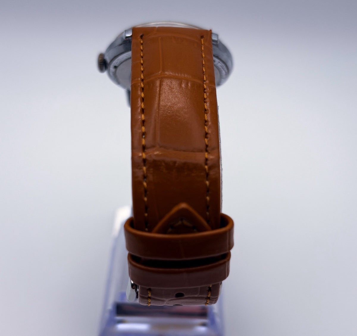 Vintage V-Mac Mechanical Manual Wind Sub-Second Germany Mens Watch Runs