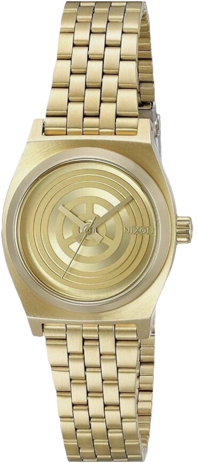 Nixon x Star Wars Colab Small Time Teller C3PO Gold Watch A399SW 2378-00 26MM
