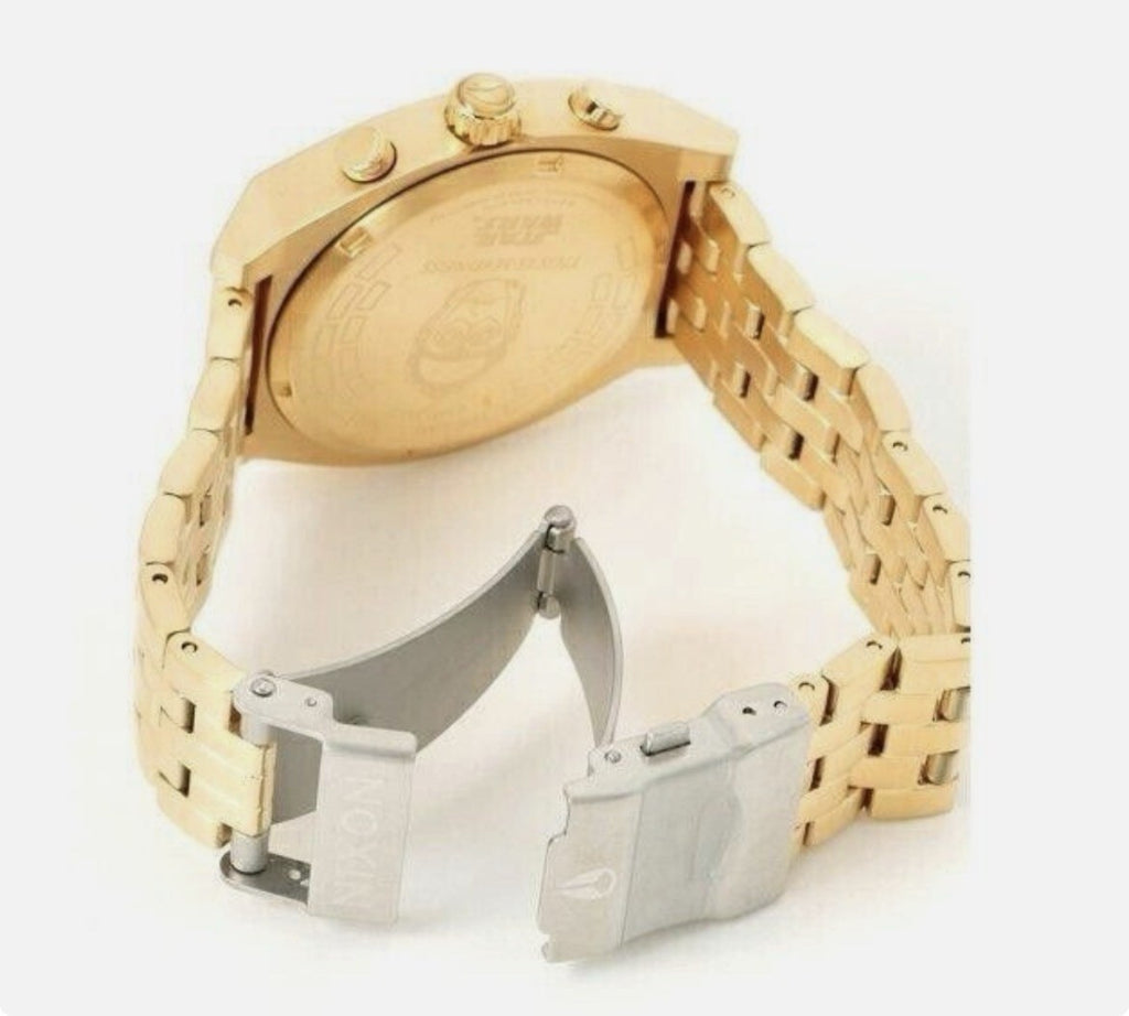 Nixon x Star Wars Colab Small Time Teller C3PO Gold Watch A399SW 2378-00 26MM