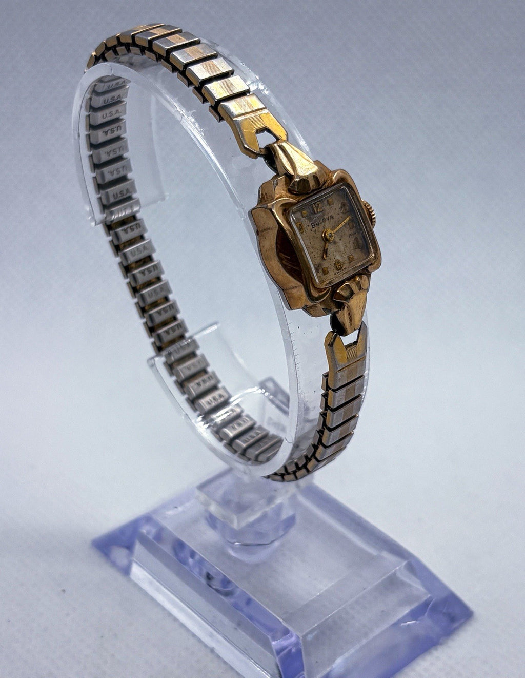 Vintage 1956 Bulova Cocktail Watch 10k RGP 17J Manual Wind 6BO Swiss Working