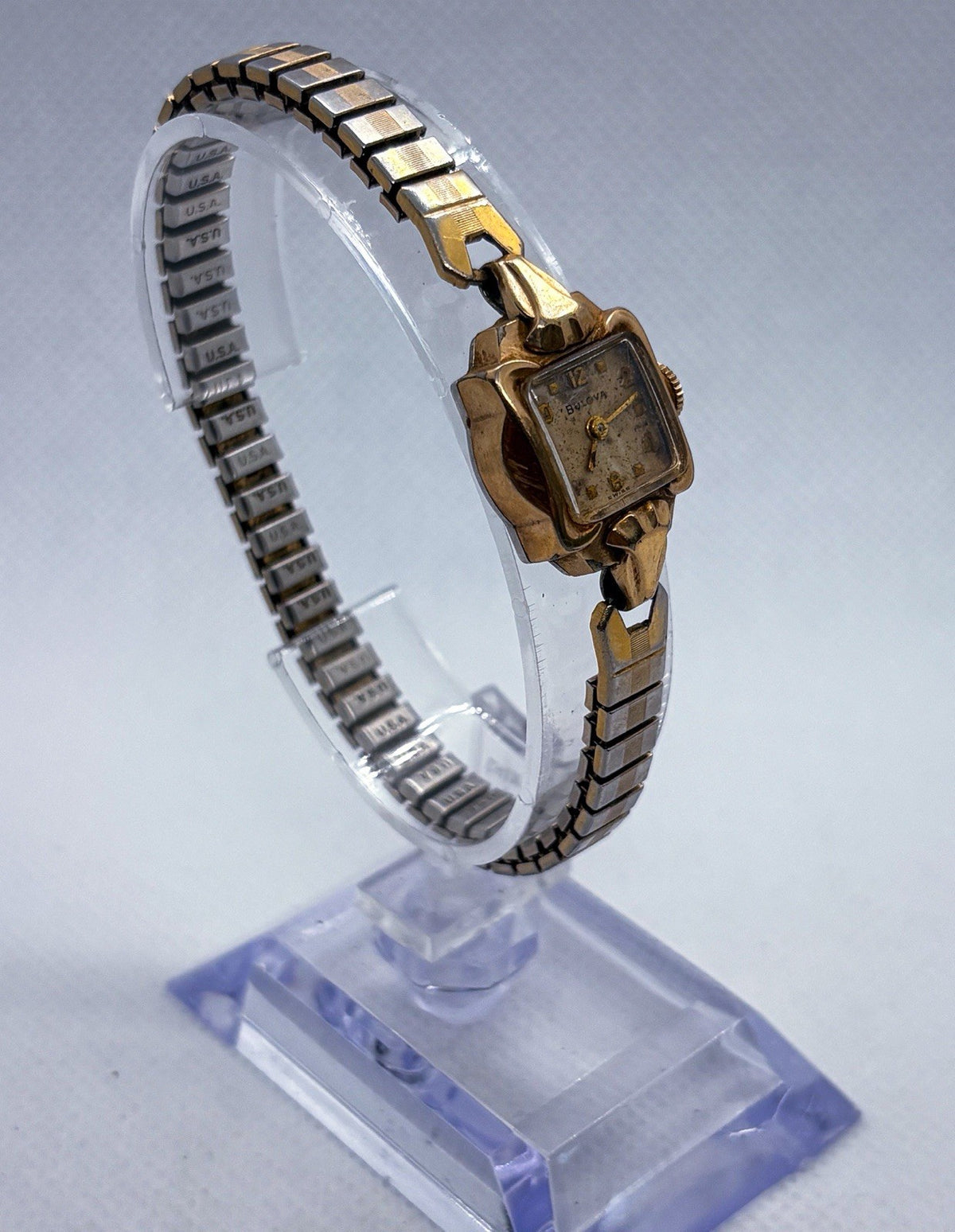 Vintage 1956 Bulova Cocktail Watch 10k RGP 17J Manual Wind 6BO Swiss Working