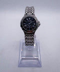 Vintage 1999 Bulova Marine Star 96M24 Ladies 25mm Diver Watch Black Roman Works