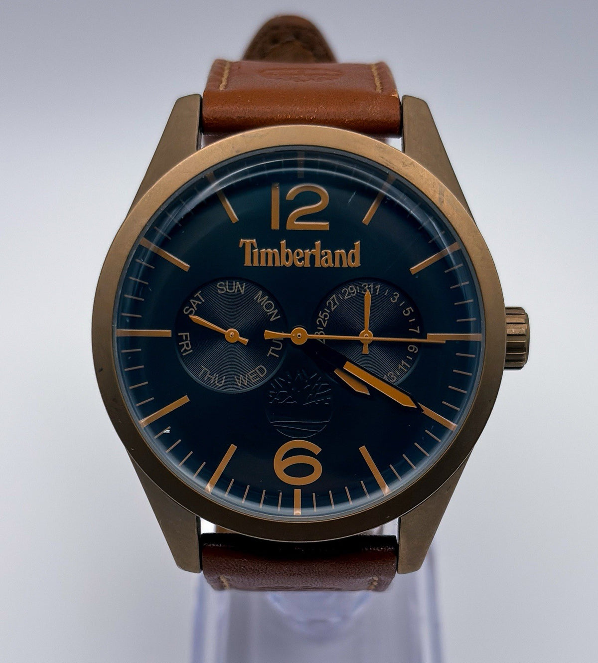 Timberland Middleton 15018J Navy Blue Dial Quartz Multi Day Date Mens Watch