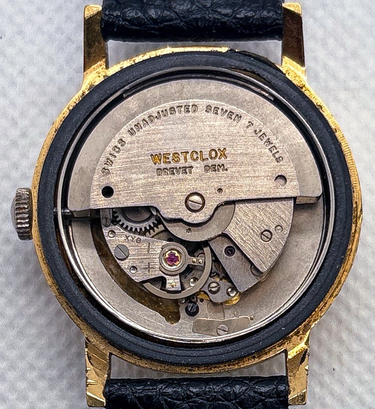 VTG 1960s Westclox LaSalle Automatic Watch 7 Jewels Swiss Movt Cleaned Working
