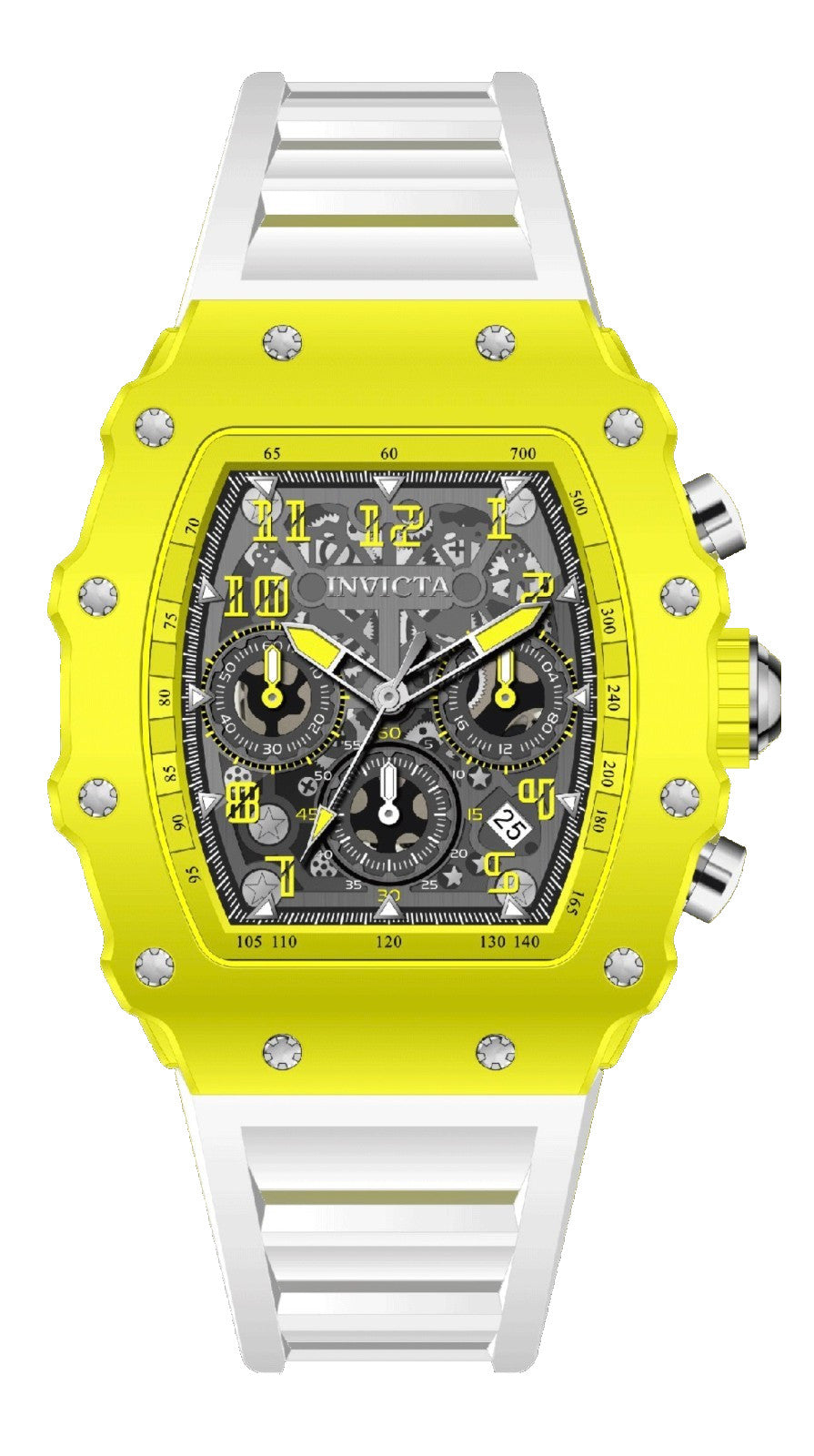 Invicta Racing 2026 Race - Miami Special Edition -69740 44mm F1 Yellow/White