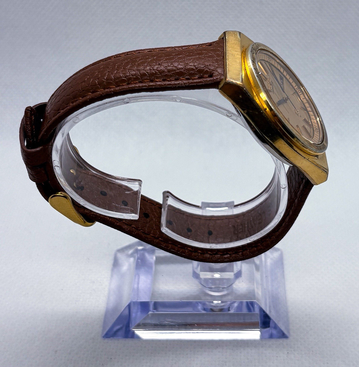 VTG 1980 Seiko SQ Alarm Quartz 7223-6019 Gold Tone Watch Original Bracelet Incl.