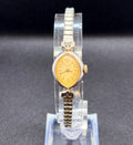Vintage 1960 Elgin Ladies Cocktail Watch 17J Manual Hand Wind 10K RGP Bezel 3614