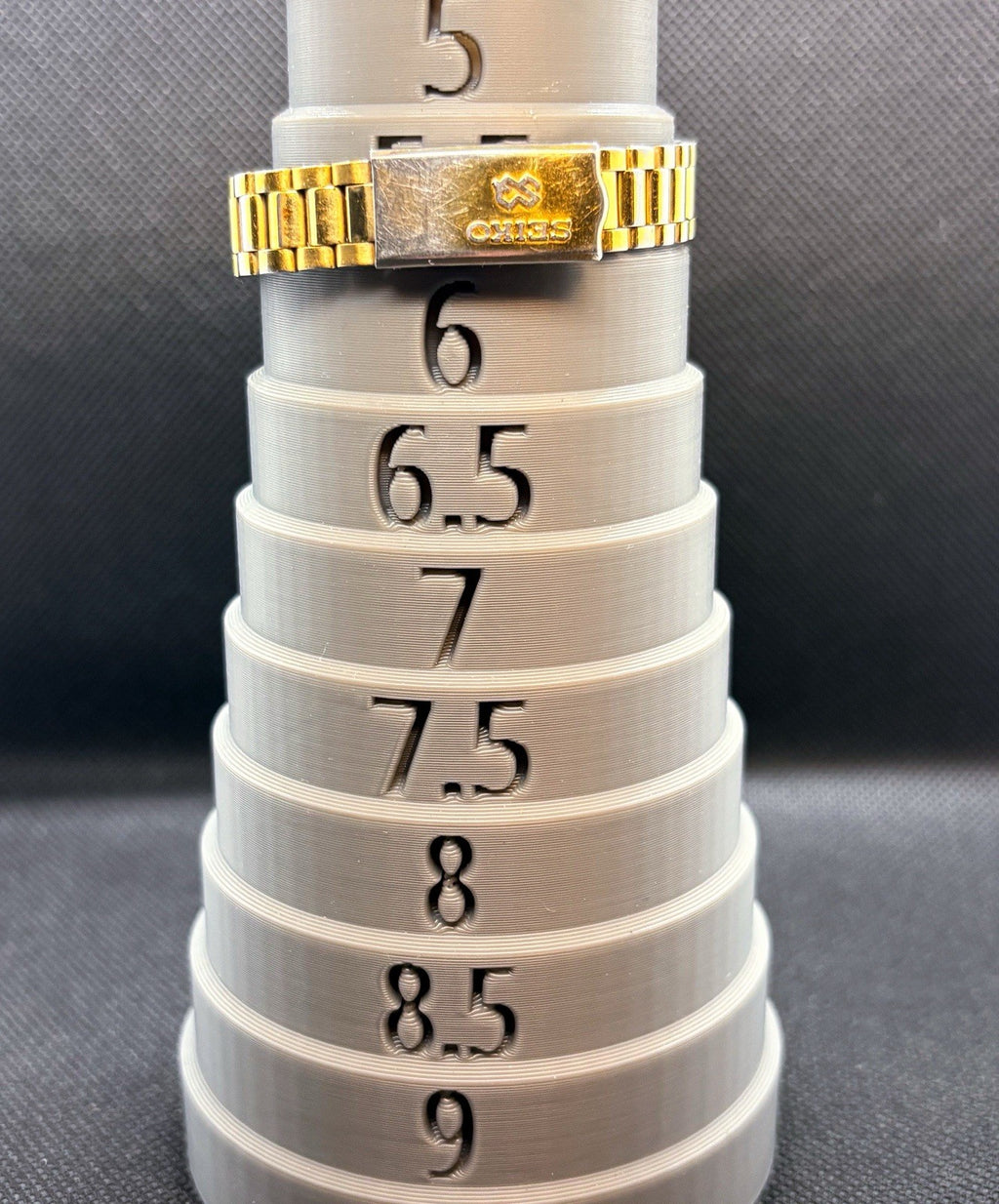 VTG 1991 Seiko SQ President Women's Watch Gold Fluted Bezel Day Date 3Y03-0169