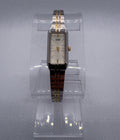 Citizen Tank Women’s Watch 13mm Textured Dial Silver Gold Two-Tone 5421-S91484