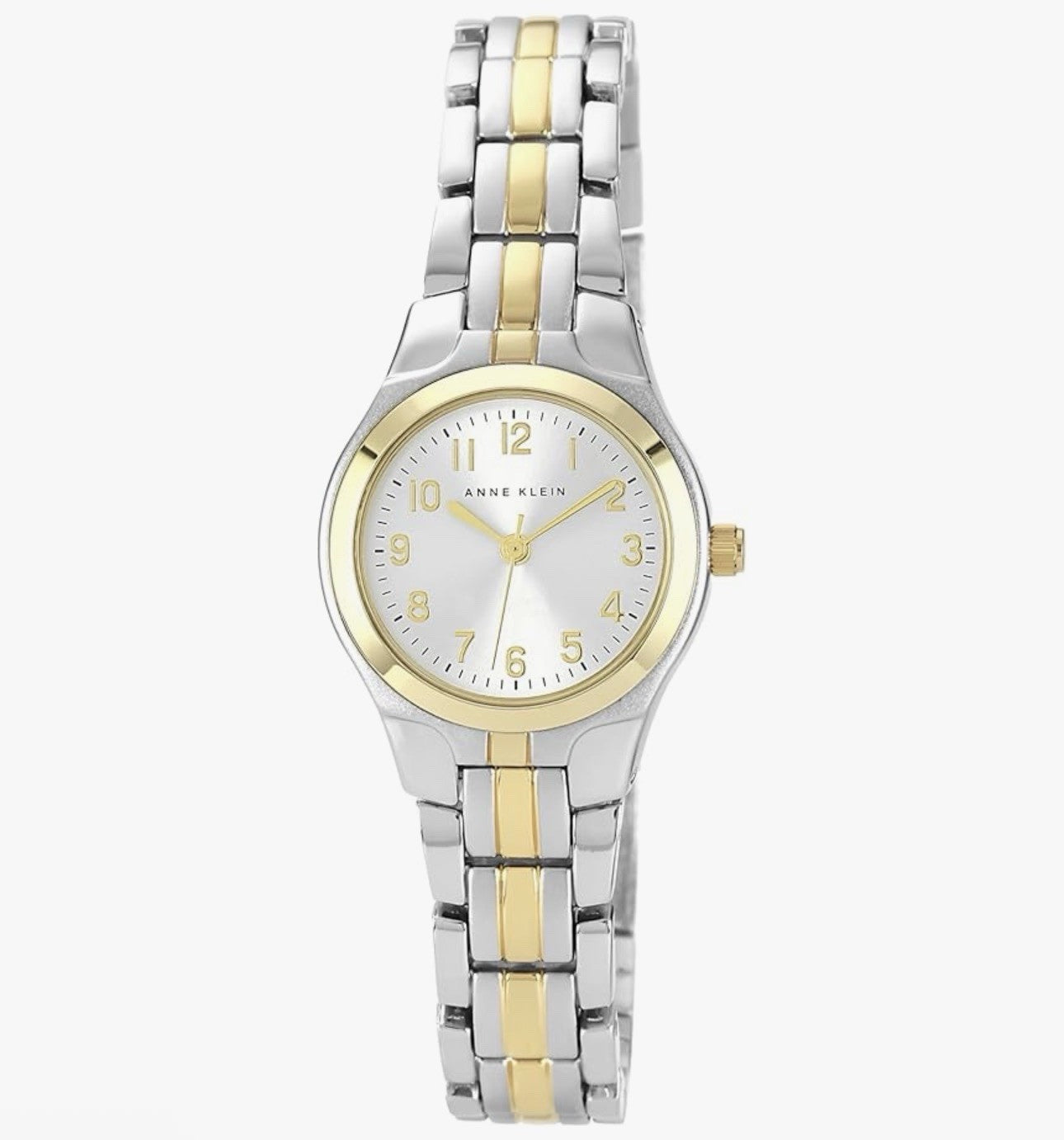 Anne Klein Quartz Ladie's Watch 28mm Silver Dial Two Tone Bracelet 10/5491SVTT