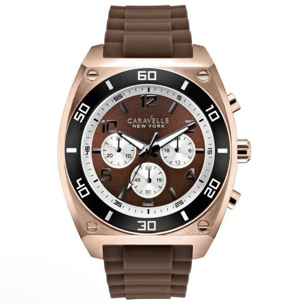 Caravelle New York By Bulova MEN'S CHRONOGRAPH SPORT WATCH MODEL 45A114