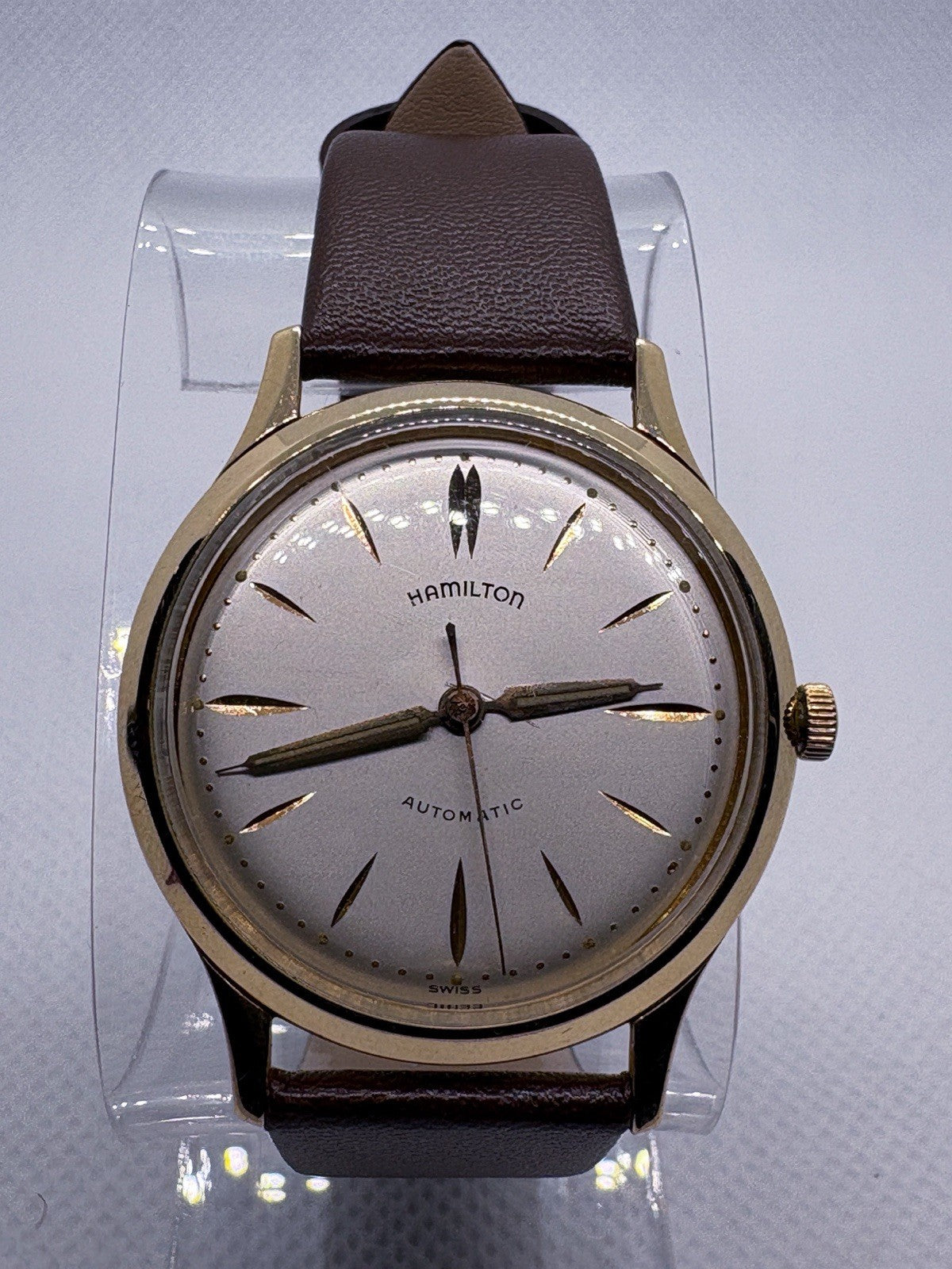 Vintage Hamilton Thin-O-Matic Cal 666 Micro Rotor Automatic Watch 10K GF Bezel