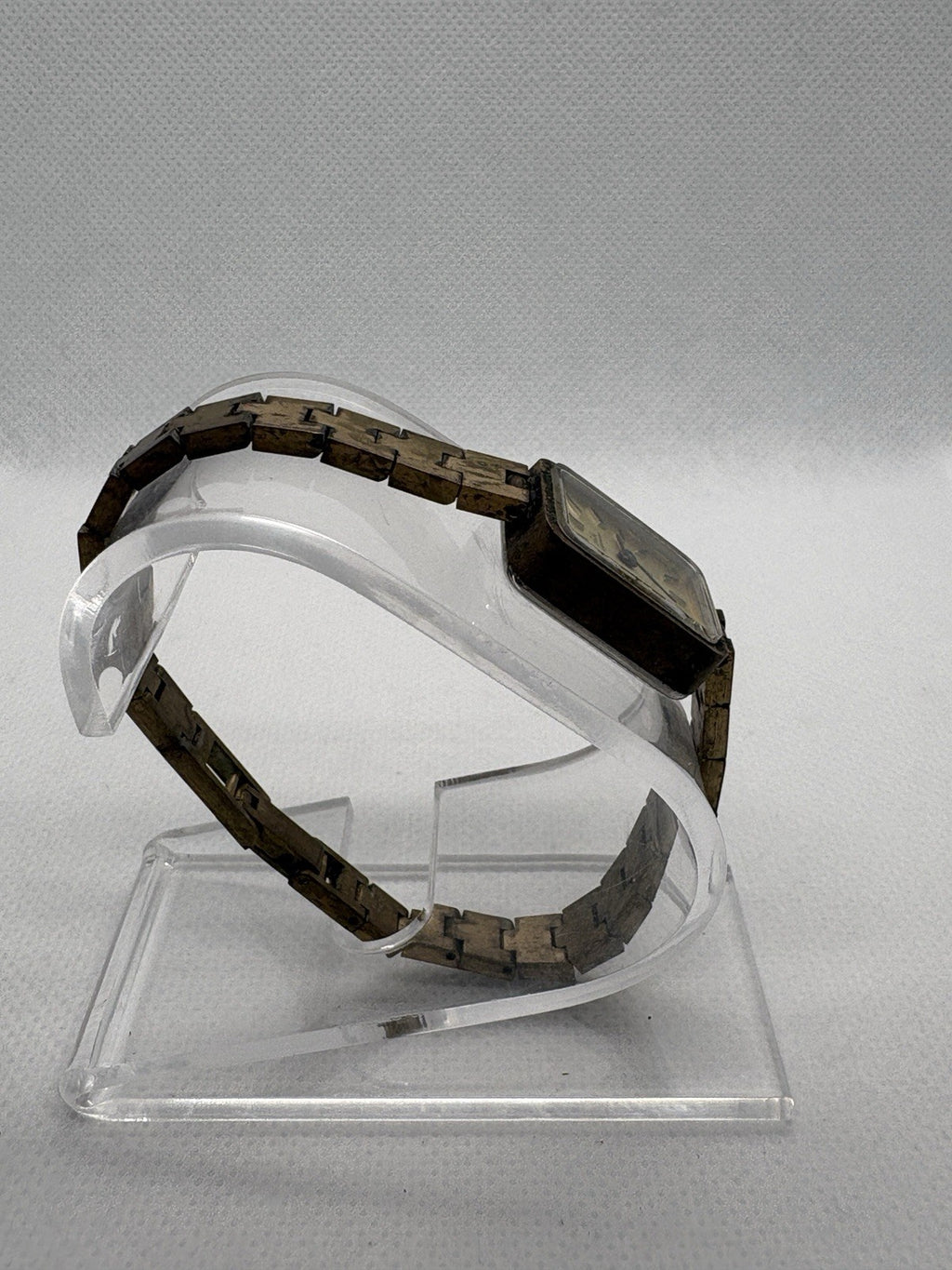 Jules Jurgenson Brass Ladies Watch Vintage 17-Jewel Swiss Mechanical Runs Great