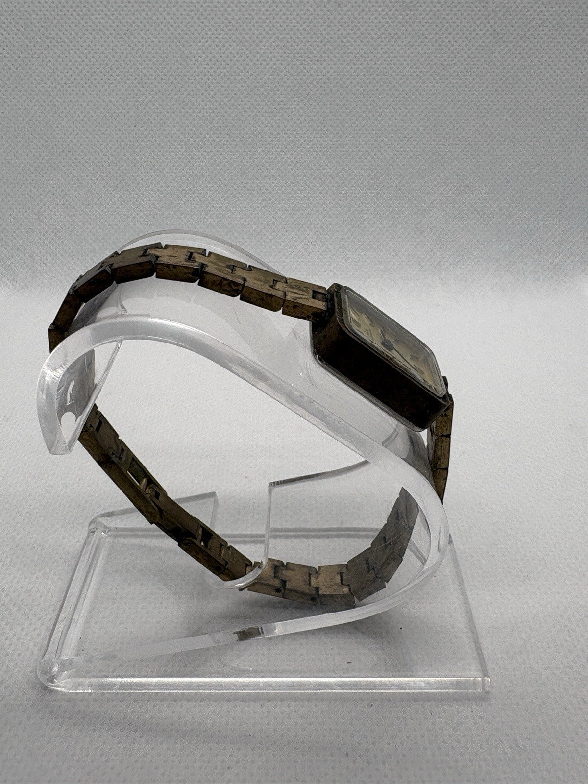 Jules Jurgenson Brass Ladies Watch Vintage 17-Jewel Swiss Mechanical Runs Great