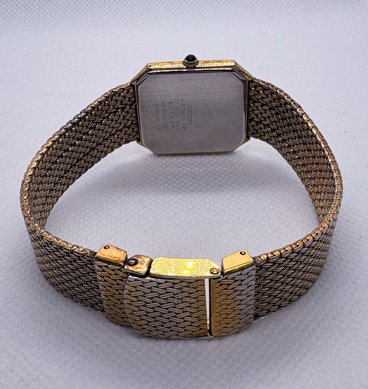 Vintage 1981 Seiko Lassale 5930-5209 Octagon Men's Dress Watch - New Battery