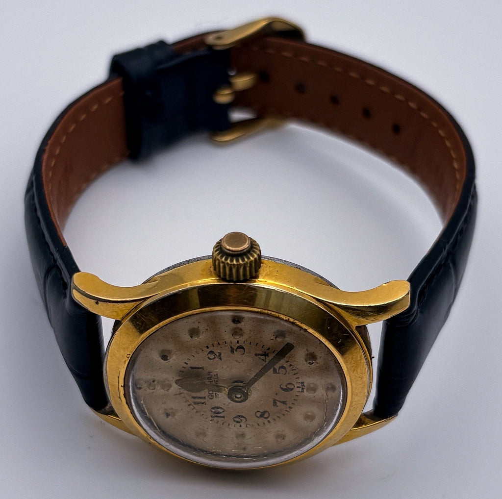 Vintage Gotham 17 Jewels Braille Watch Mechanical Touch For The Blind Unisex