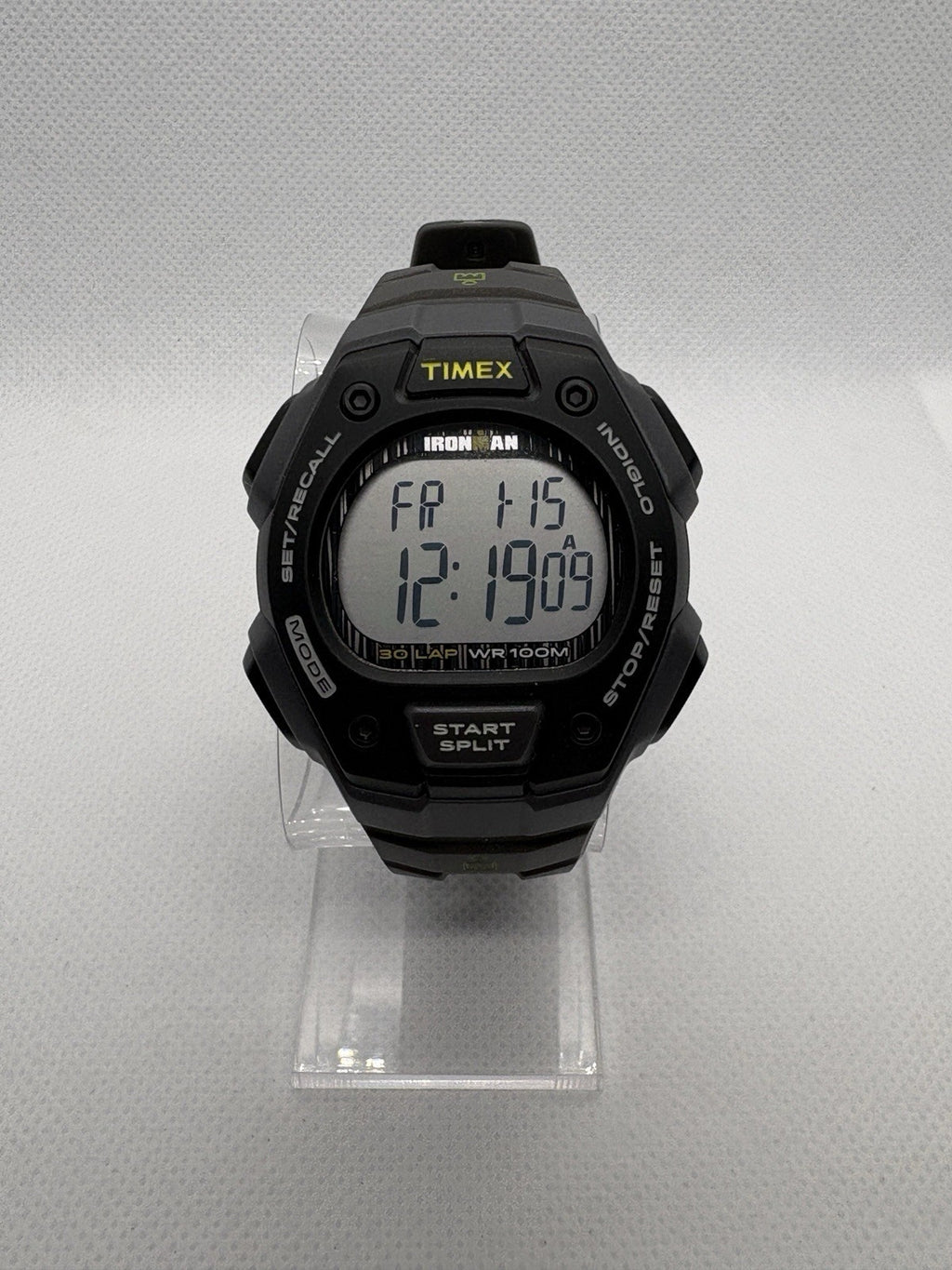 Timex TW5M09500 Men's Full Size Ironman Classic 30 Black Resin Band Watch