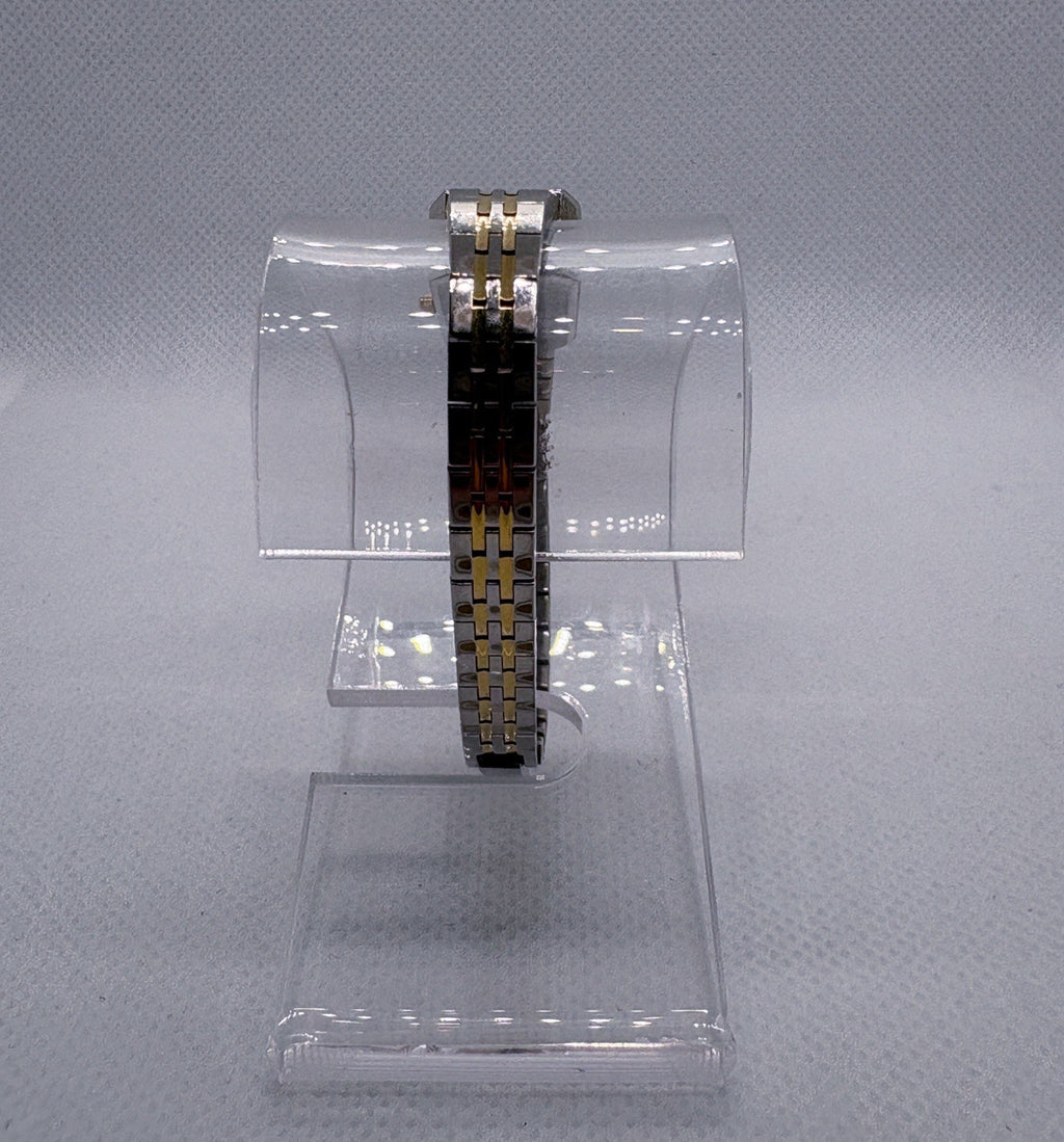 Citizen Tank Women’s Watch 13mm Textured Dial Silver Gold Two-Tone 5421-S91484