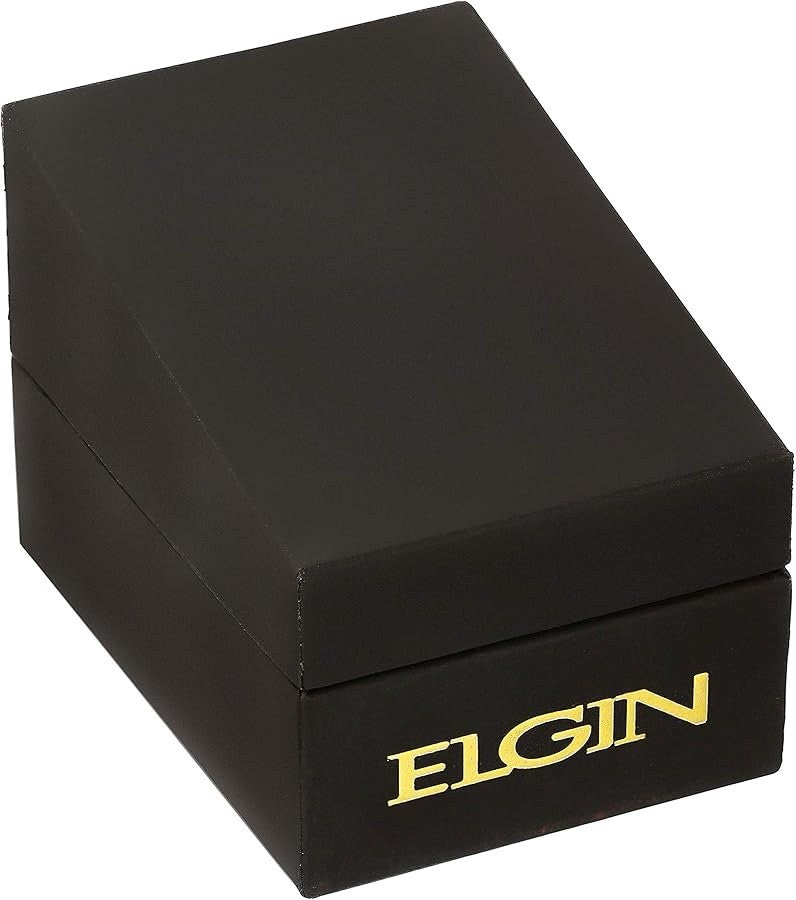 ELGIN Women' Bracelet Watch SET  Gold Tone Crystal Accented EG201807
