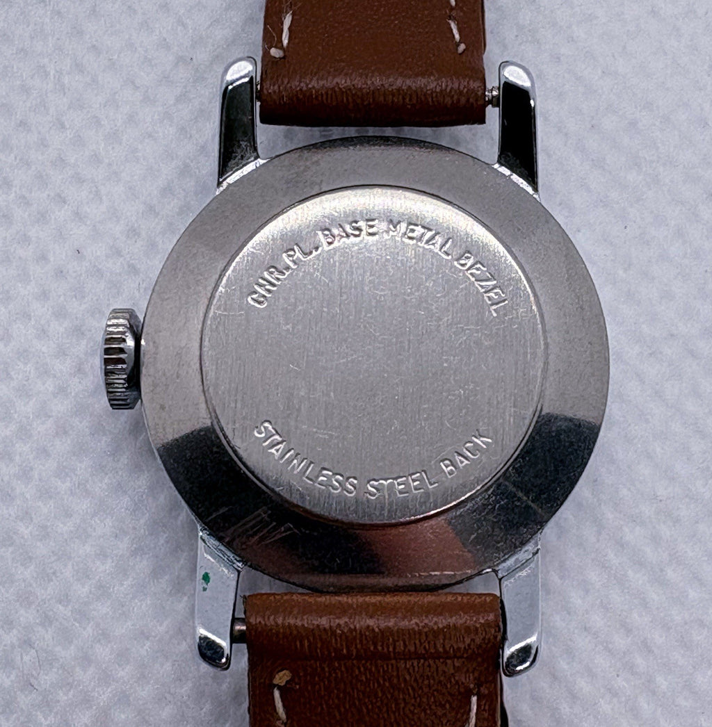 Vintage Ingersoll Mickey Mouse Watch Manual Wind Mechanical Working 1960s Disney