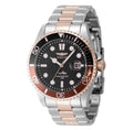 Invicta Men's 43mm Pro Diver HAMMERHEAD Black Dial Rose Two Tone SS Watch 44717