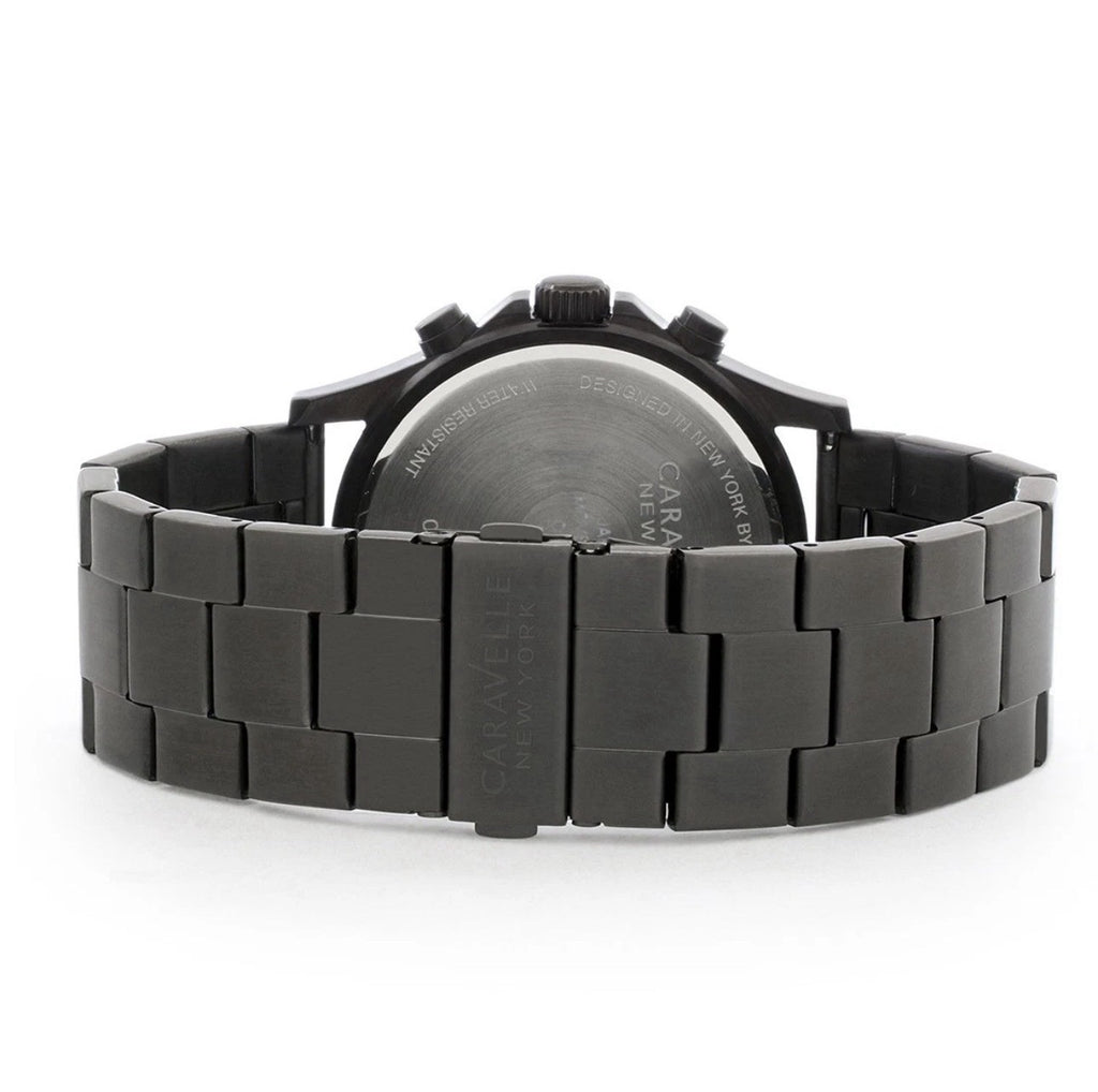 Caravelle By Bulova Men's Charcoal Dial Chronograph Quartz Watch 45A125