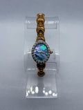 Vintage Michael Anthony 14K Gold Diamond Watch Abalone Dial Swiss Quartz 16.4g